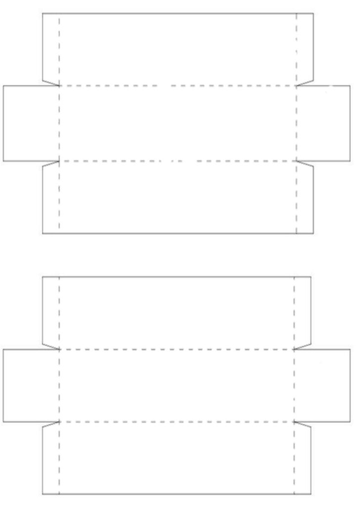 Molde caixa de bis personalizada para imprimir: escolha o seu